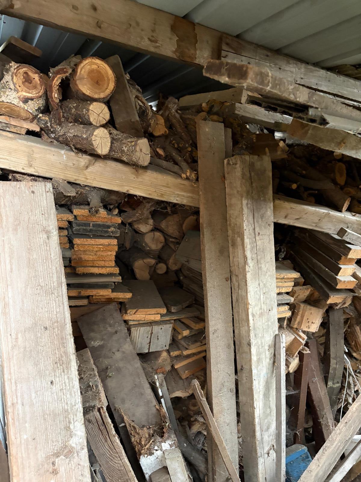 Hout voor de openhaard, 6 m³ of meer, Ophalen, Overige houtsoorten, Blokken