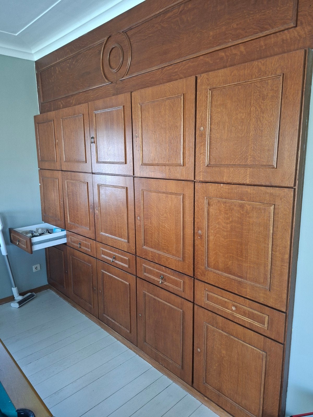 Houten deuren, ingebouwde kledingkast., Huis en Inrichting