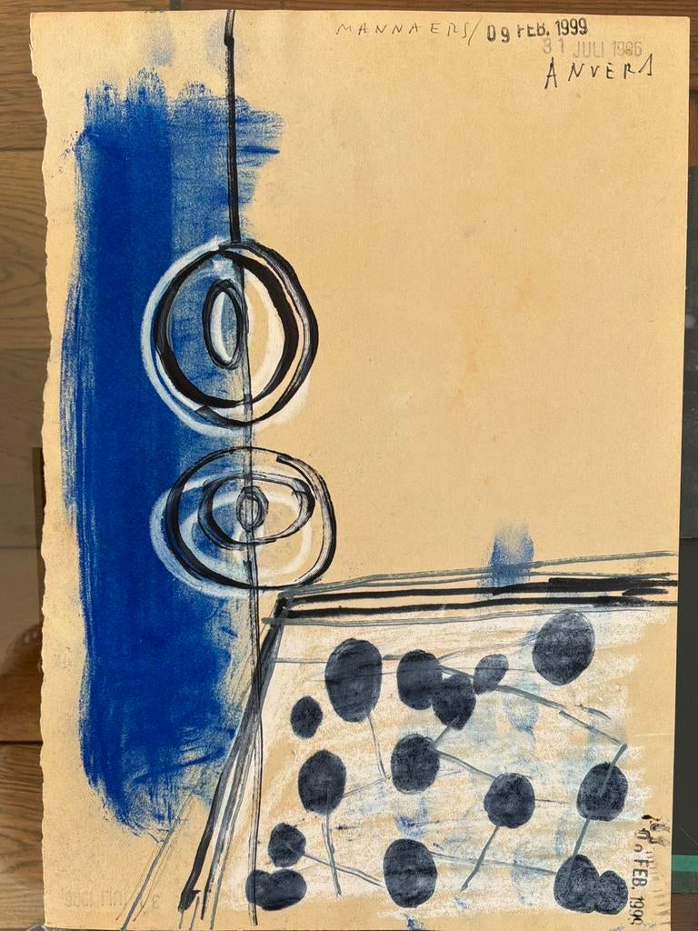 Origineel werk op papier van Werner Manners, Ophalen of Verzenden