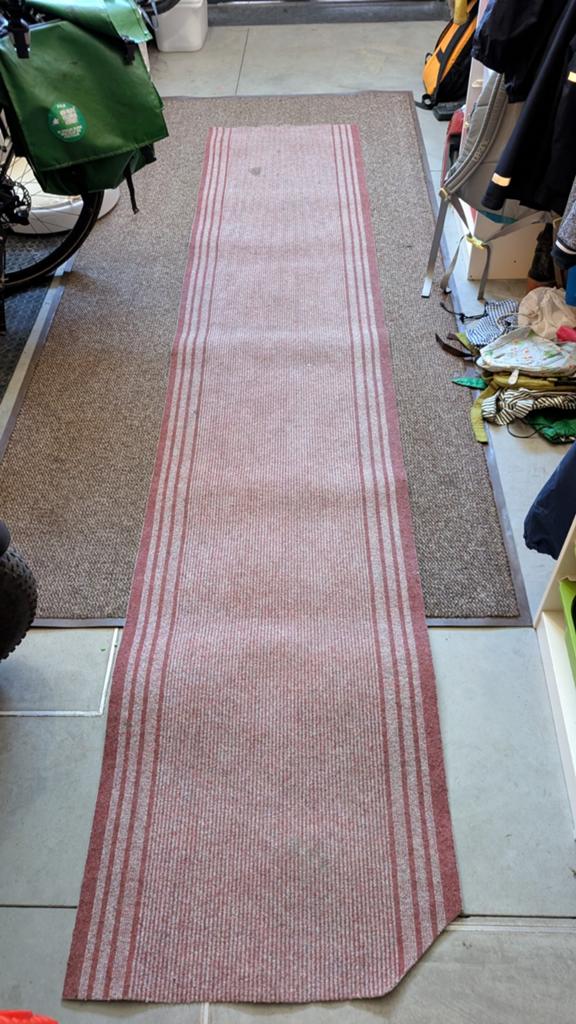 Gebruikte droogloopmat 2,8m, Huis en Inrichting, Woonaccessoires | Plaids en Woondekens, Ophalen