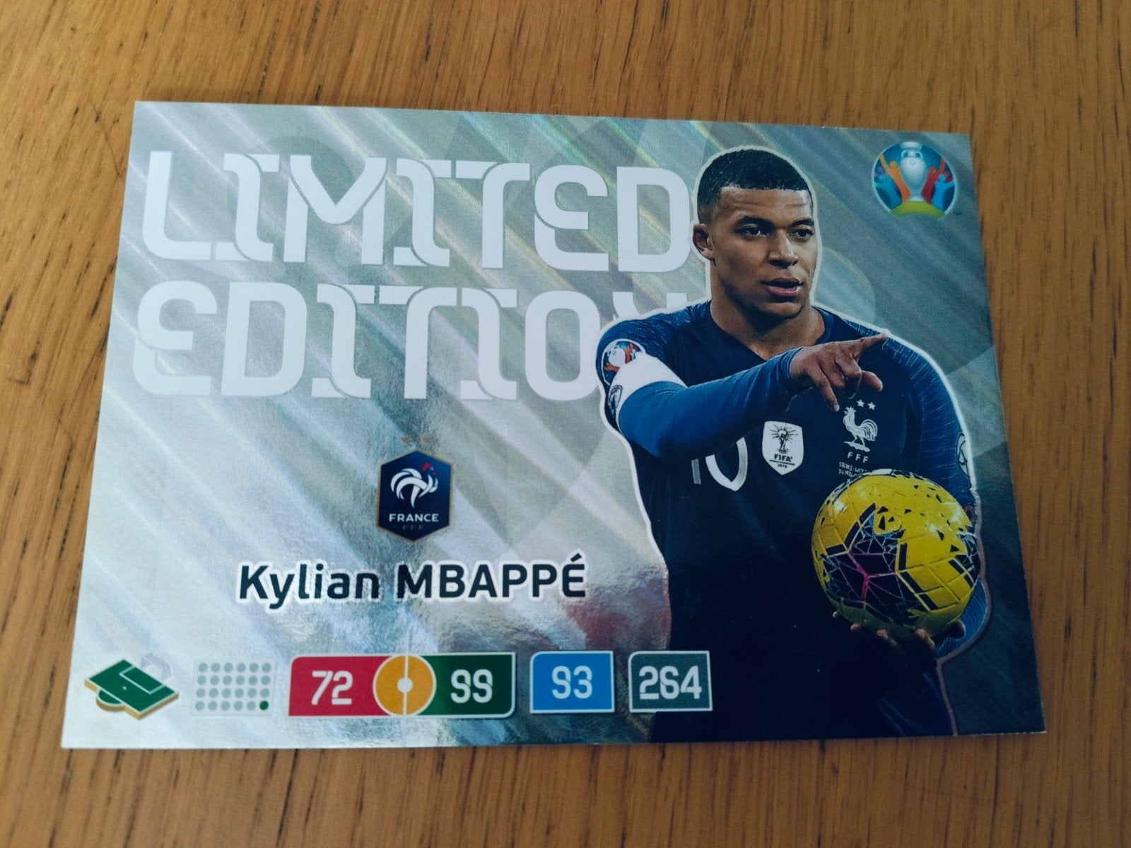 Kylian mbappe limited edition XXL kaart, Ophalen of Verzenden