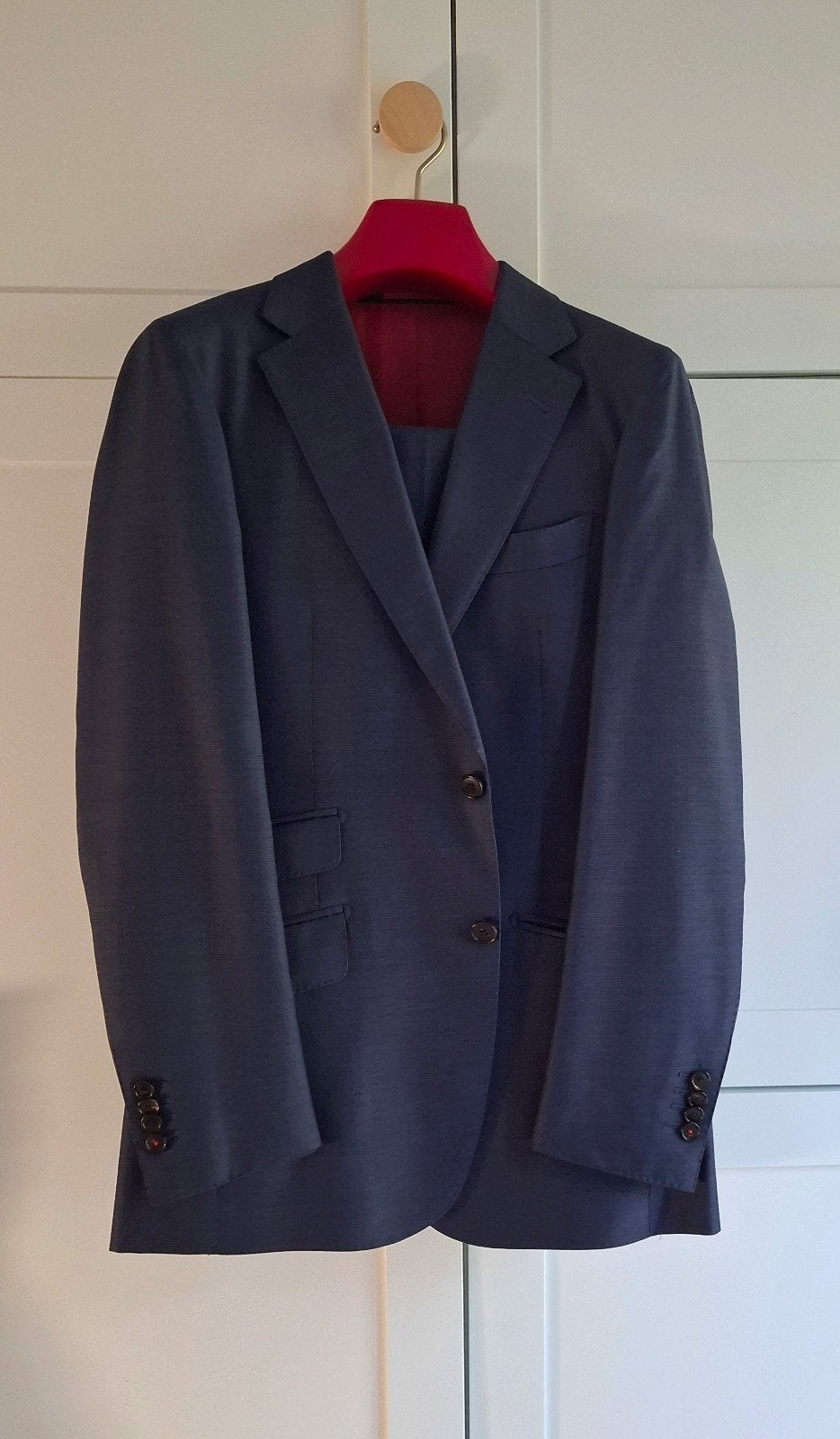Kostuum Suitsupply maat 46, Ophalen, Blauw, Zo goed als nieuw, Maat 46 (S) of kleiner