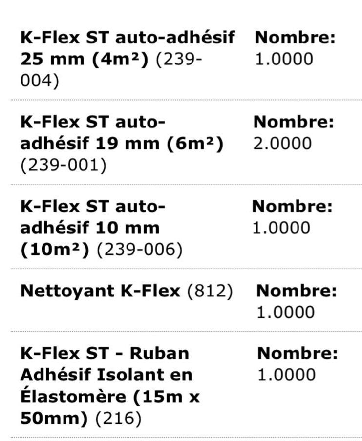 Isolant pour camionnette, Bricolage & Construction, Enlèvement, Autres matériaux, Moins de 4 cm, Isolation des murs