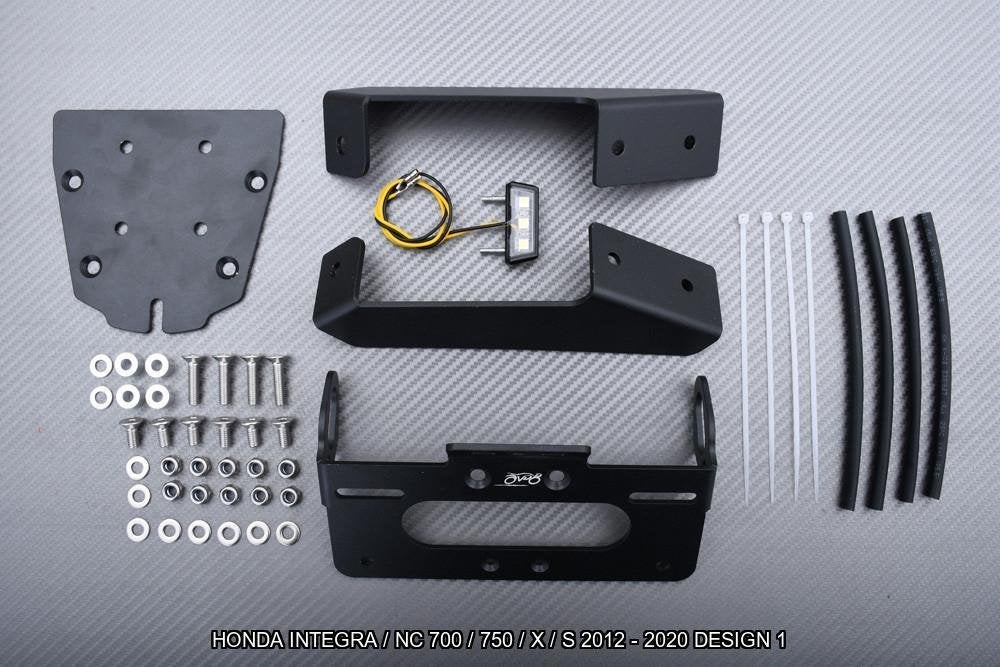 Kentekenplaathouder HONDA INTEGRA NC 700 750 X S 2012 - 2020, Motoren, Ophalen of Verzenden, Nieuw