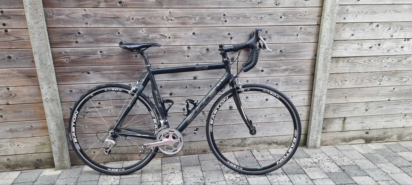 Vélo de route Bulls 105 noir mat, Autres marques, Frein sur jante, Comme neuf, Enlèvement