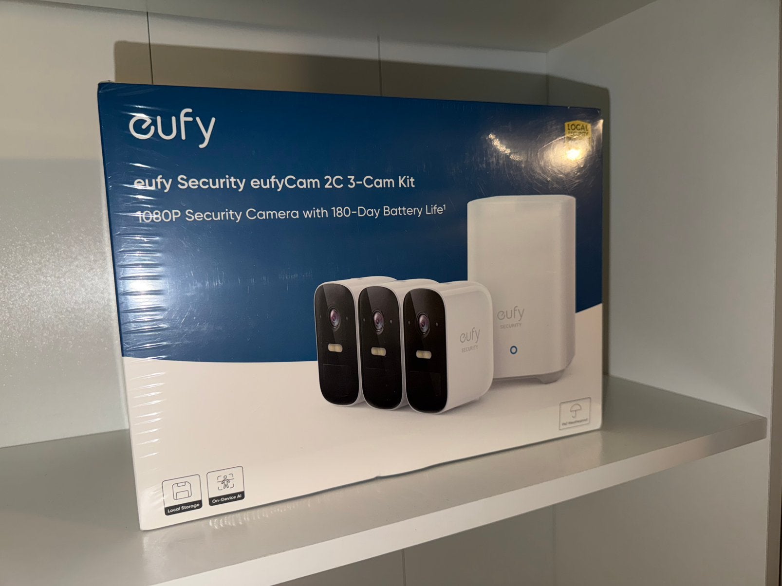 Kit de 3 caméras Eufy Security EufyCam 2C, Bricolage & Construction, Systèmes d'alarme, Enlèvement ou Envoi