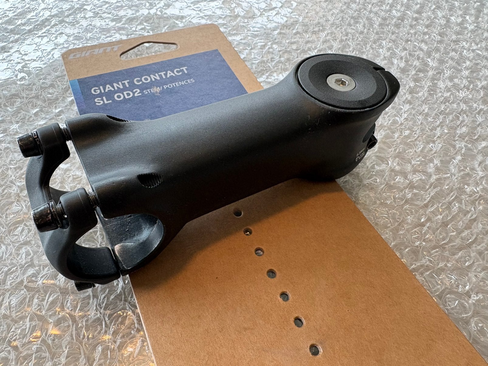 Giant Contact SL OD2 Stuurpen 0 - 31,8 mm - zwart, Comme neuf, Aluminium, Racefiets, Guidon