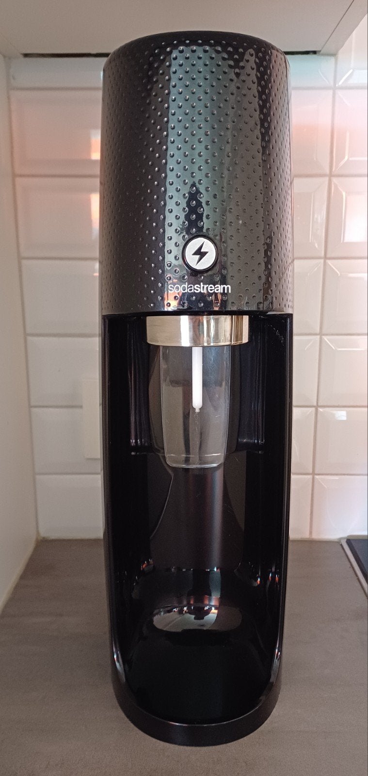 Sodastream Spirit One Touch met CO2 cilinder en 2 flessen, Enlèvement