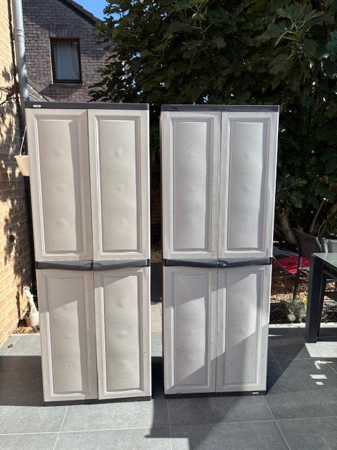 armoire de rangement - garage / grenier, Maison & Meubles, 25 à 50 cm, Avec tablette(s), Moins de 150 cm, Utilisé