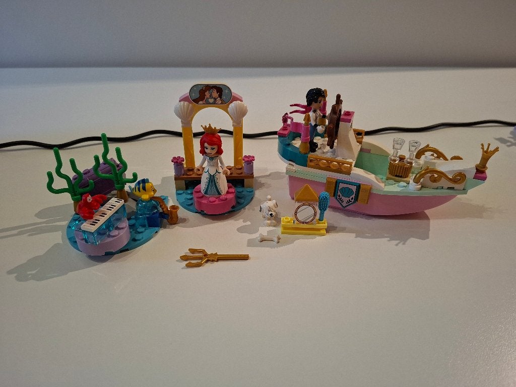 Lego Ariel's feestboot (43191), Ophalen, Lego, Compleet, Zo goed als nieuw