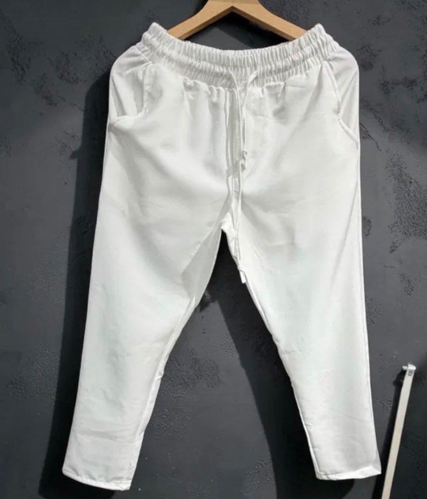 Pantaloni Casual/Eleganti! Calitate superioara, Vêtements | Femmes, Robe de gala, Comme neuf, Enlèvement, Blanc