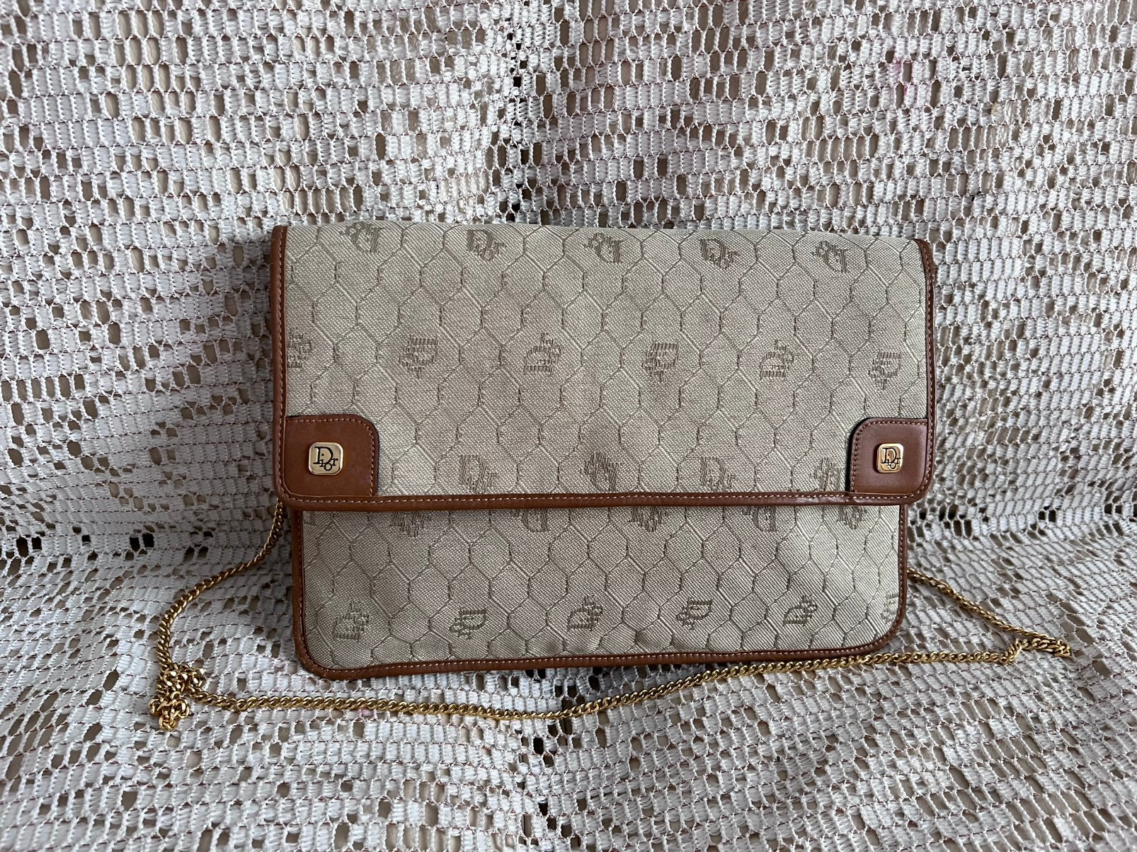 Onberispelijke vintage tas van CHRISTIAN DIOR, Ophalen of Verzenden, Zo goed als nieuw, Rood, Leer
