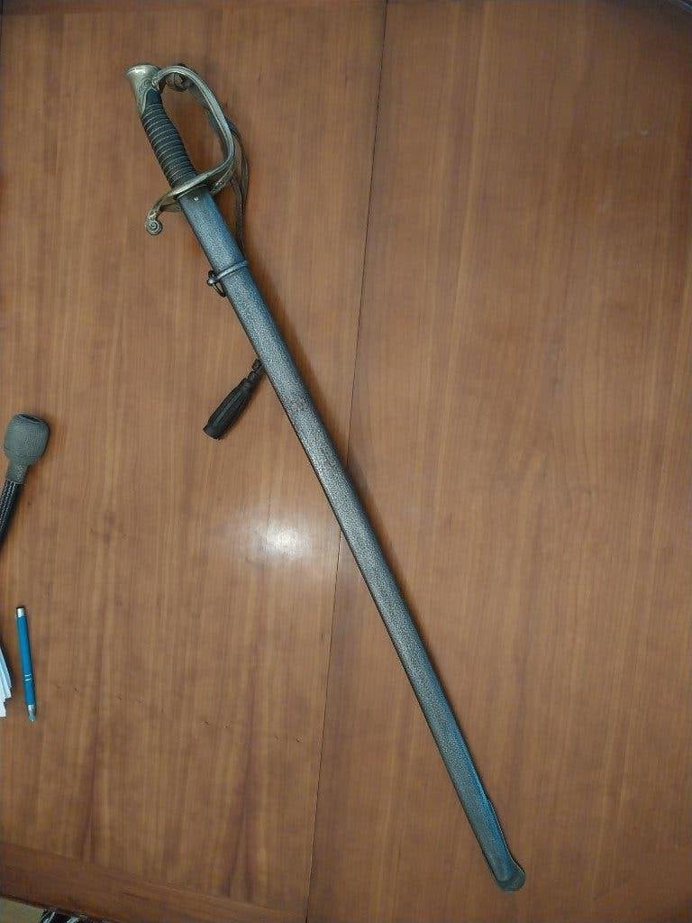 Infanterieofficier sabel model 1855, Ophalen of Verzenden, Landmacht, Zwaard of Sabel