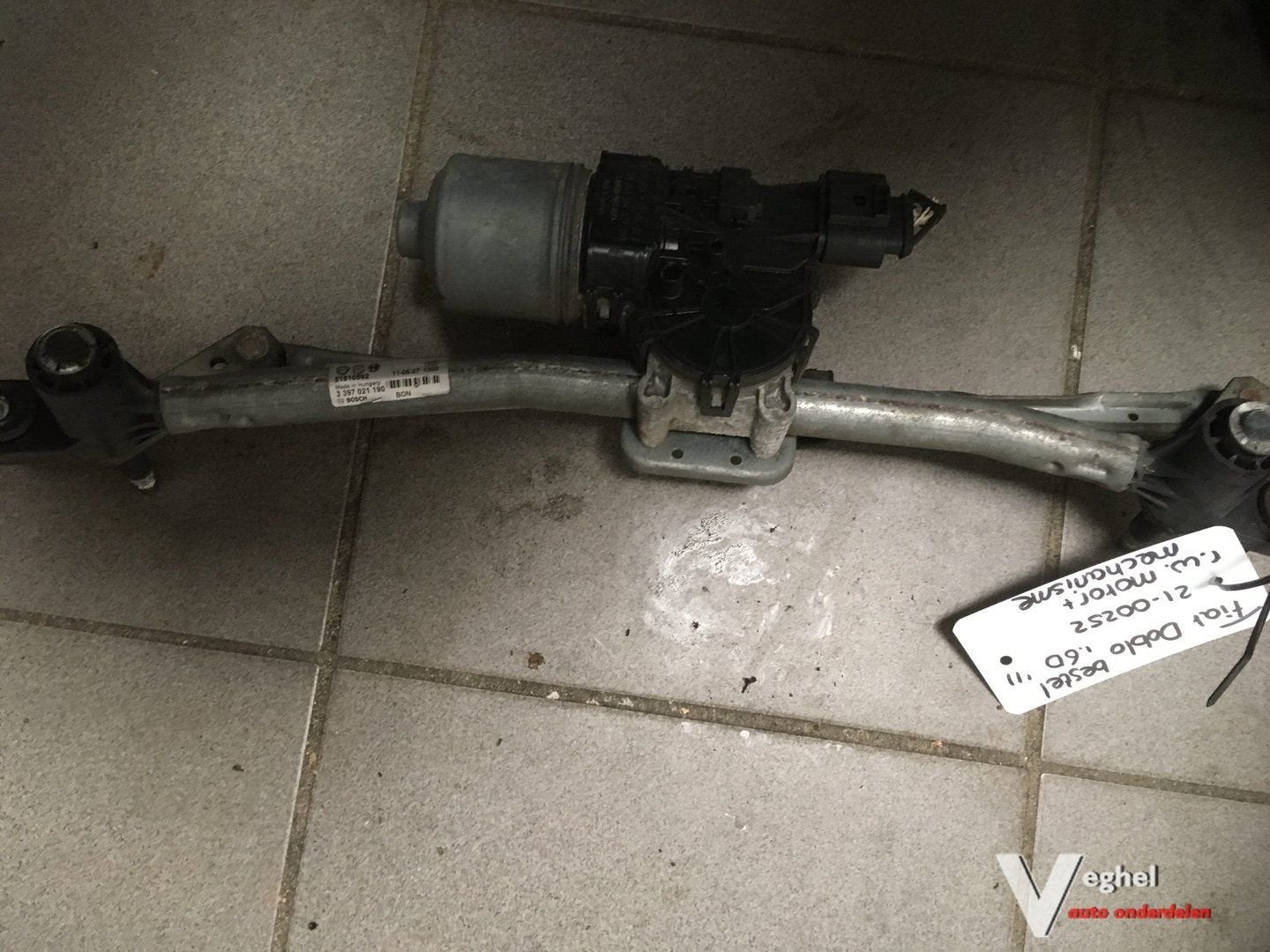 Fiat Doblo '11 ruitenwissermech. + motor, -, Utilisé, -, -