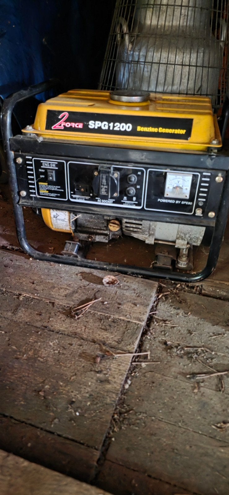 Stroomgroep 1200W, Enlèvement, Utilisé, Moins de 5 kVA