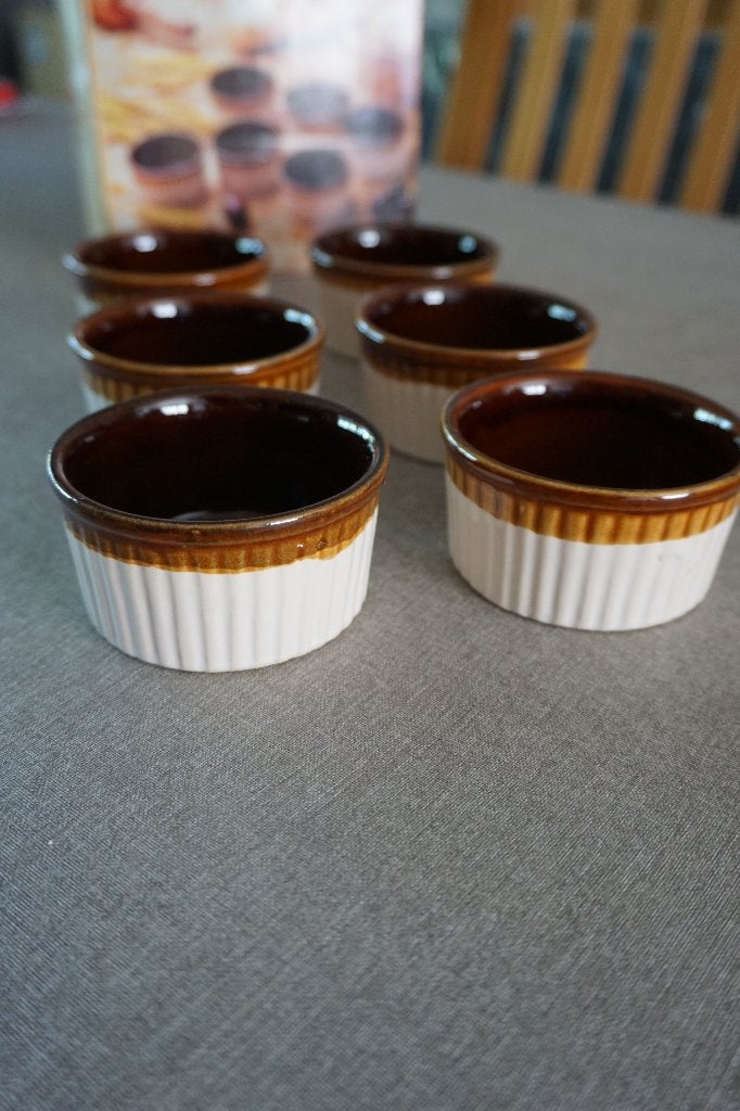 Set van 6 Soufflé Potjes, Huis en Inrichting, Keuken | Servies, Ophalen
