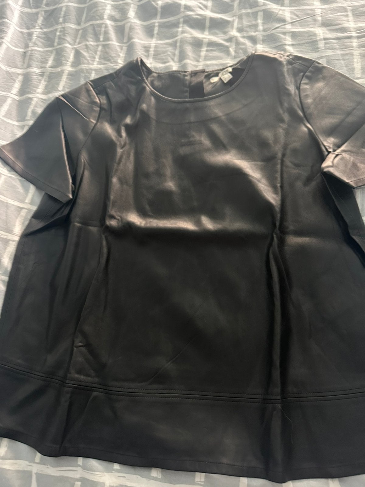 Esprit lederlook tshirt. VERKOCHT, Ophalen of Verzenden, Zo goed als nieuw