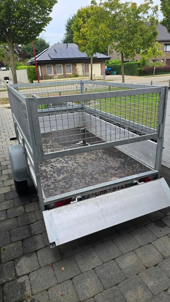 Aanhangwagen alumet afn gegalv loofrek, Enlèvement, Comme neuf