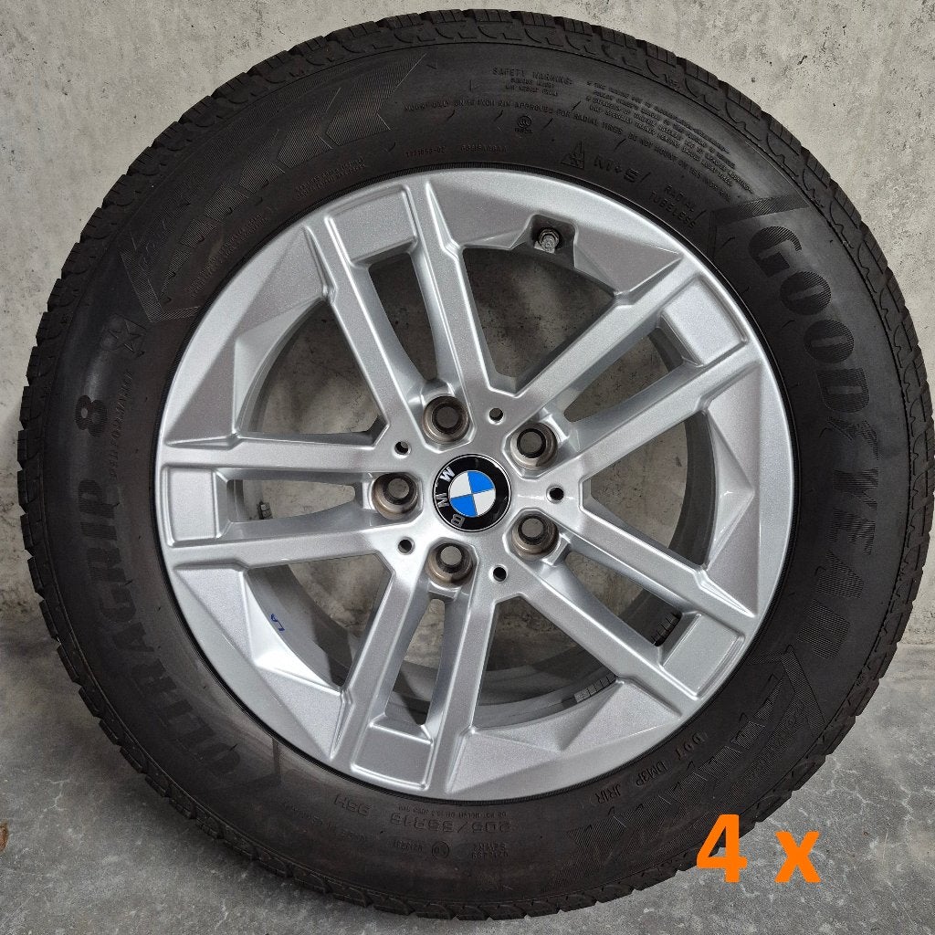 BMW Active Tourer U06 winterbanden + velgen Goodyear, Ophalen, Gebruikt, 16 inch, Banden en Velgen