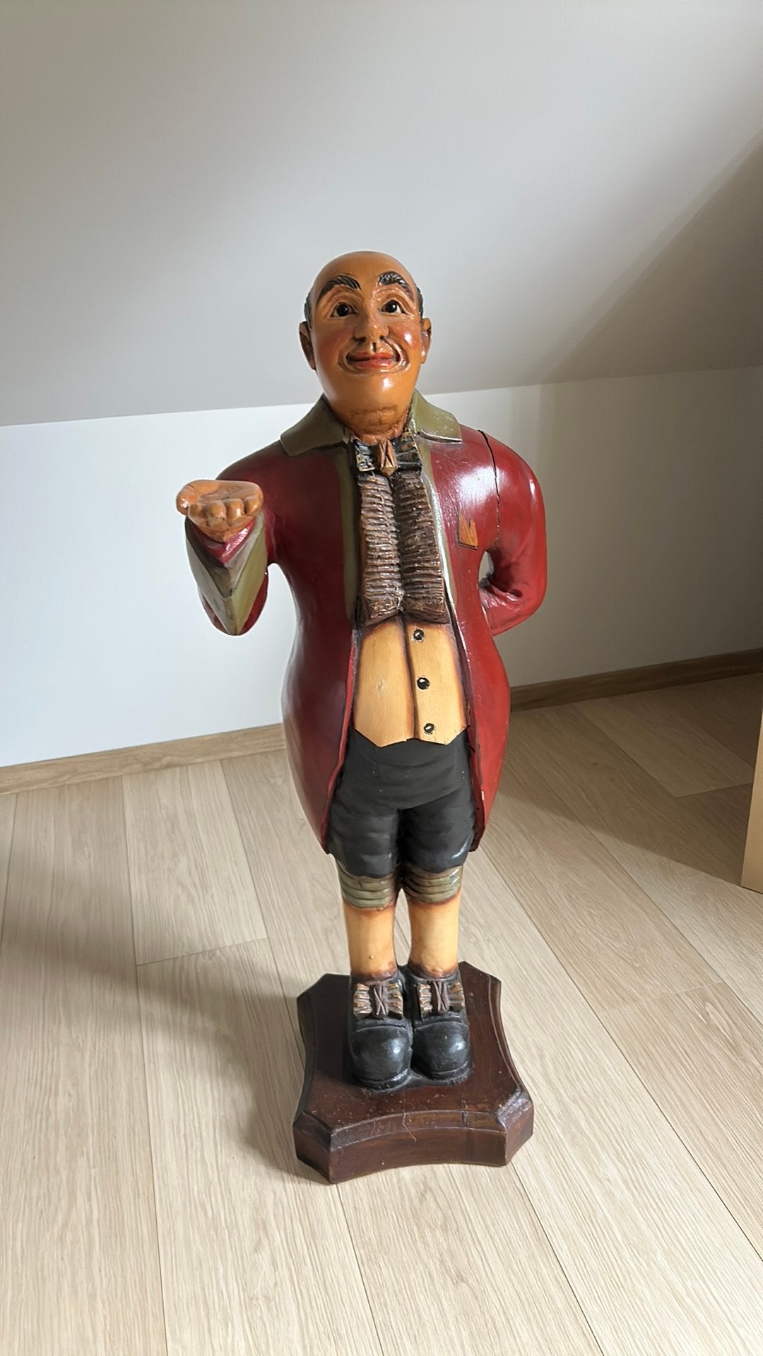 Beeld uit hout, Ophalen, Gebruikt, Mens