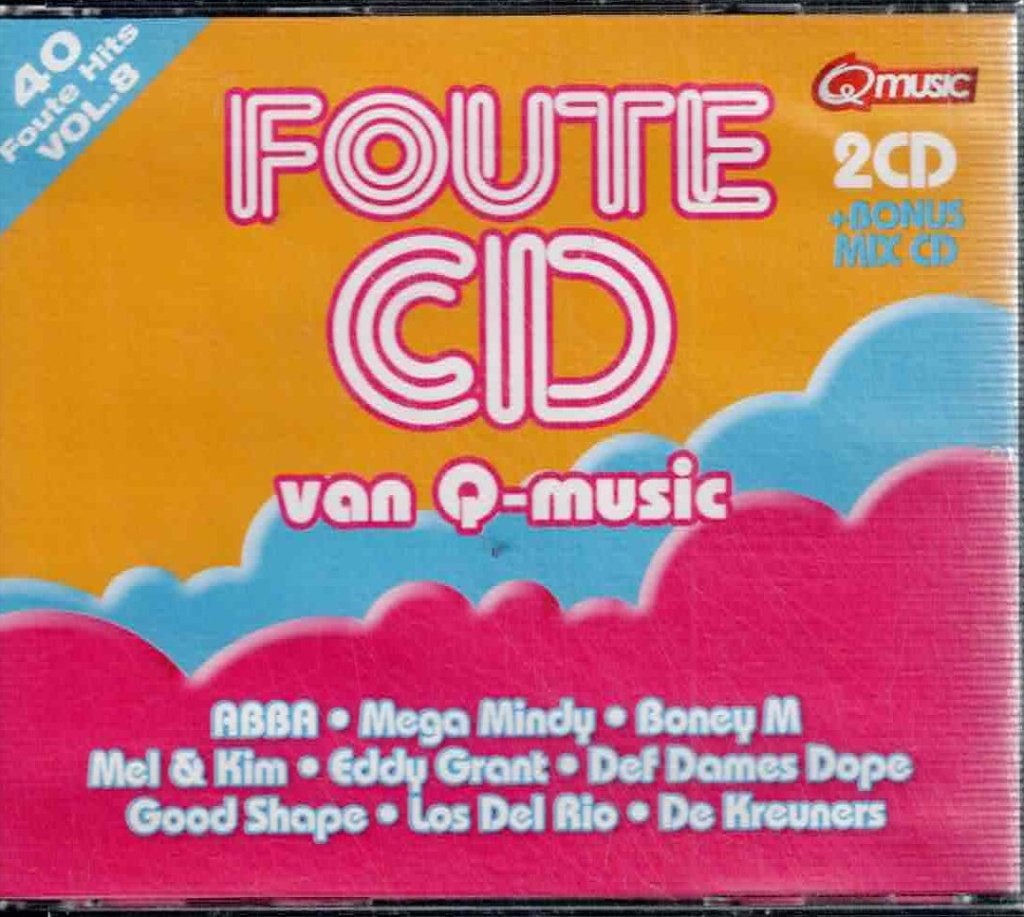 2 x CD + CD, Mixed  /  Foute CD Van Q-Music Vol.8, Ophalen of Verzenden