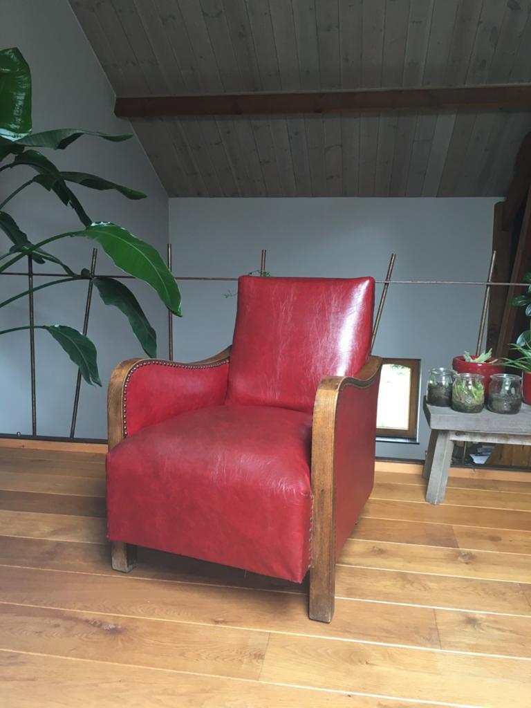 Retro fauteuil/zeteltje, Huis en Inrichting, Fauteuils, Ophalen