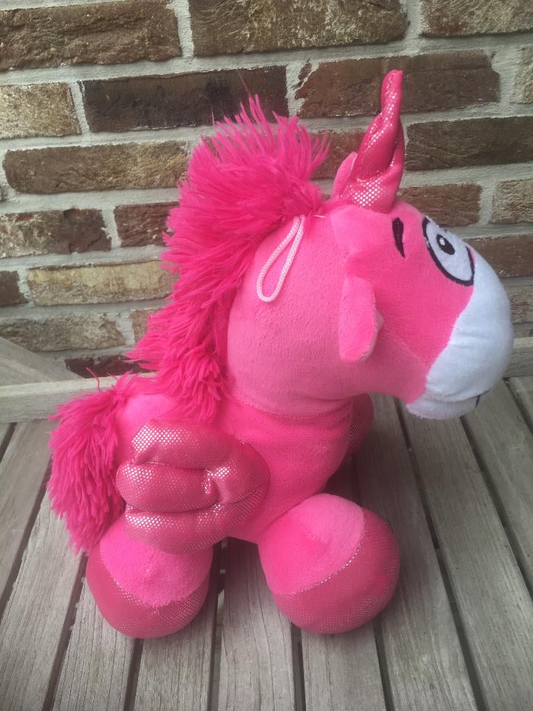 KNUFFEL EENHOORN 20 CM X 33 CM, Enfants & Bébés, Jouets | Peluches, Enlèvement ou Envoi, Comme neuf, Licorne