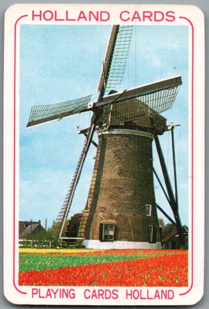 speelkaart - LK15850 - Molen, Ophalen of Verzenden, Zo goed als nieuw, Speelkaart(en)