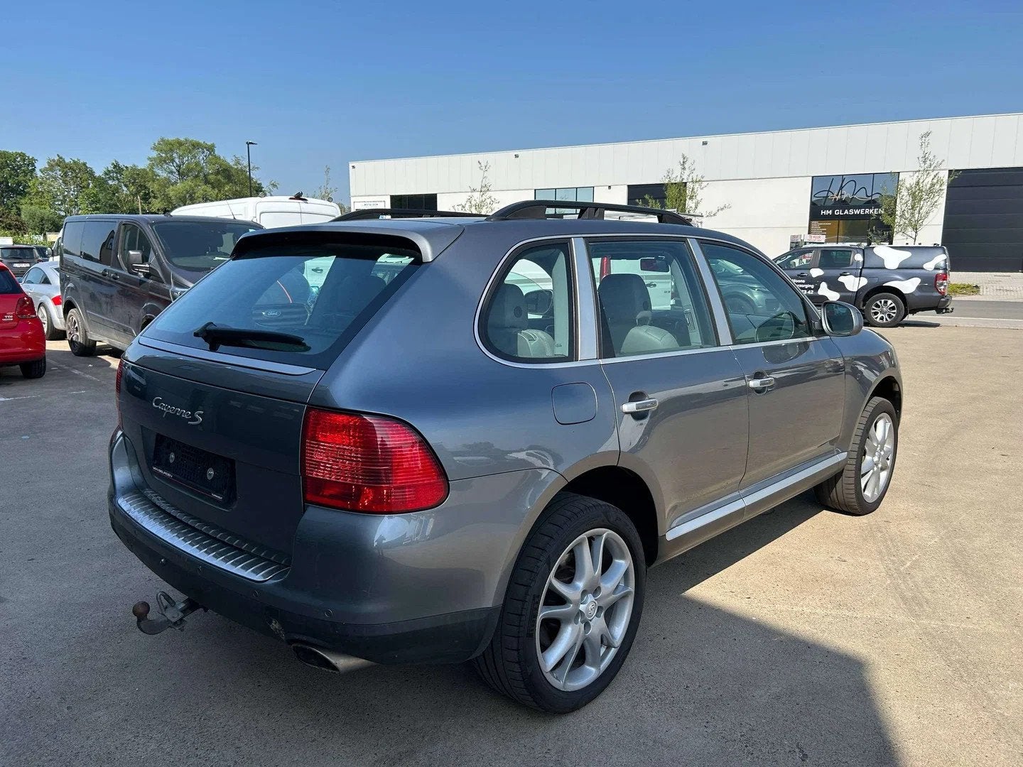 Porsche Cayenne Cayenne S 4.5i V8 32v Tiptronic S met gastan, Autos, Cuir, Achat, Beige, Entreprise