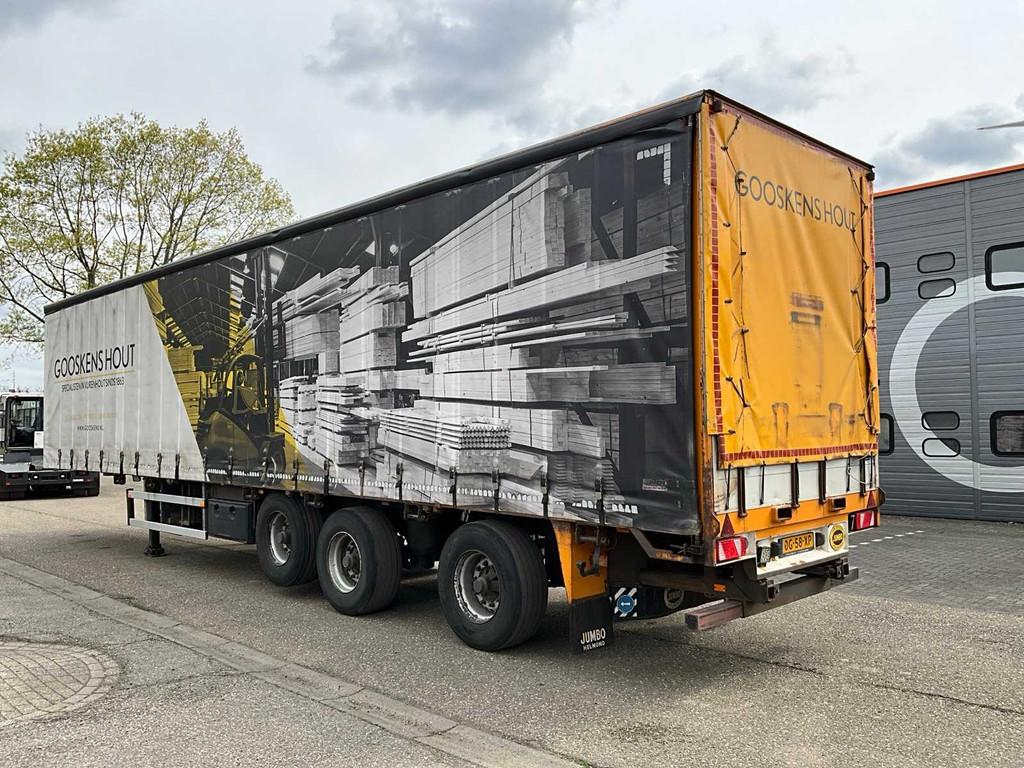2002 jumbo DO270E Schuifzeil Oplegger OG-58-XP, Auto's, Vrachtwagens, Overige brandstoffen, Bedrijf, Aanhangers en Opleggers, Te koop