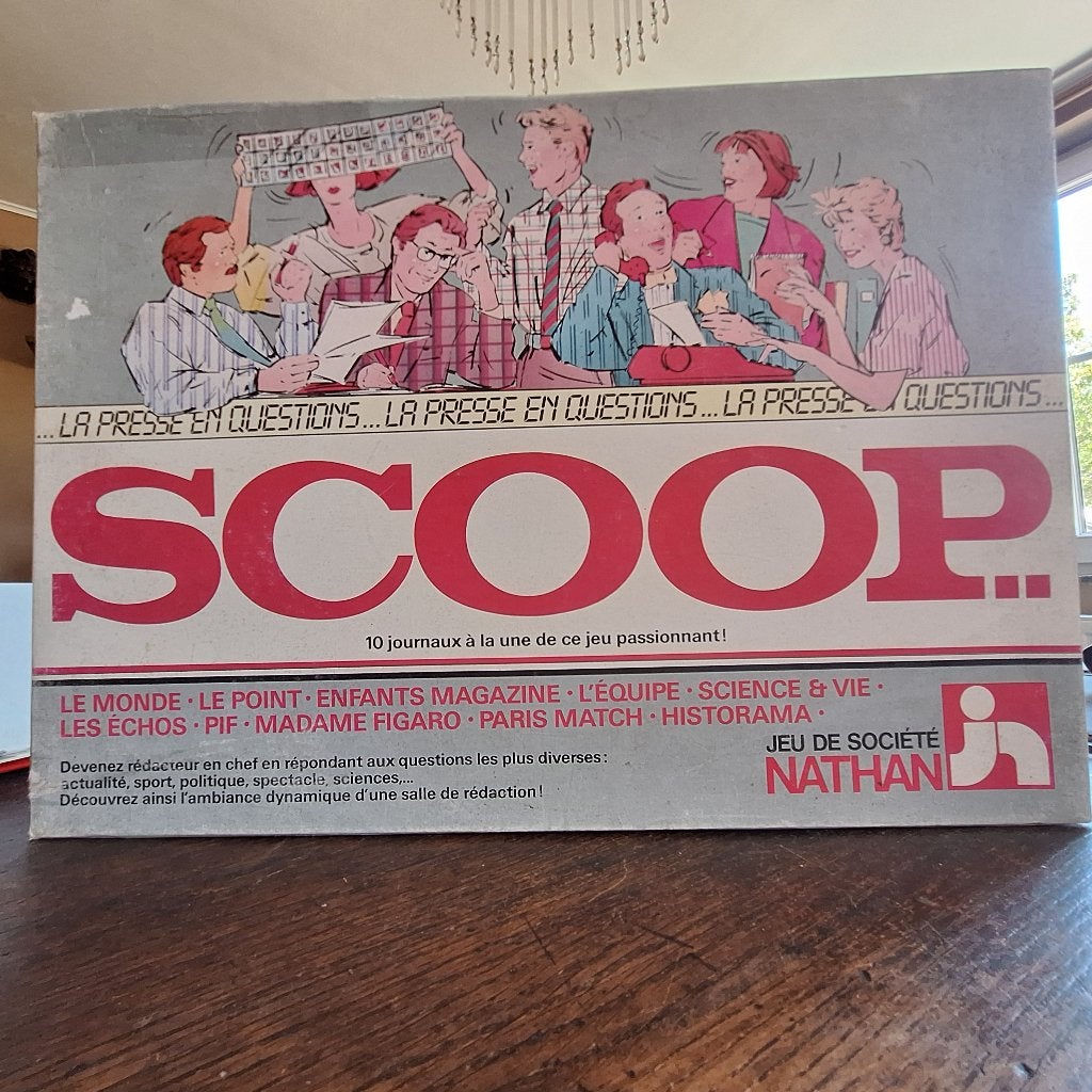 scoop la presse en question nathan, Hobby & Loisirs créatifs, Cinq joueurs ou plus, Enlèvement ou Envoi, Utilisé