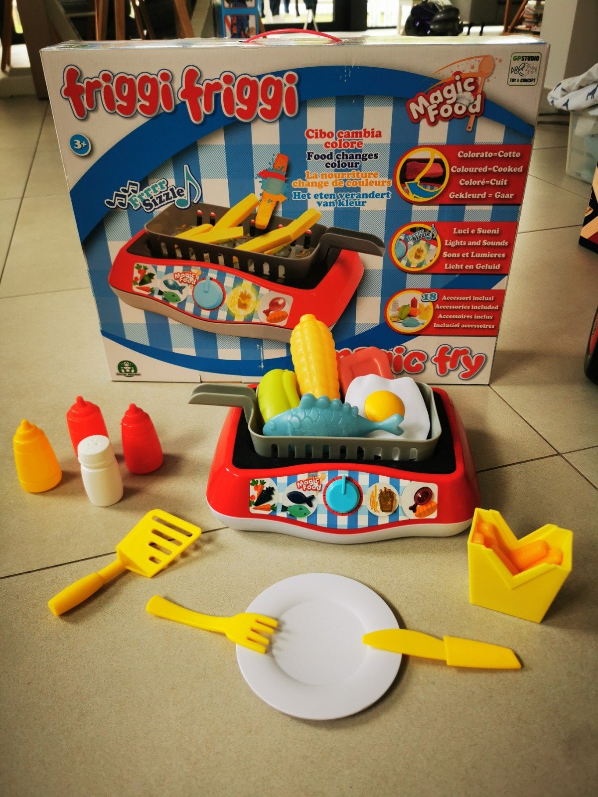 Magic Food Friggi, Enlèvement