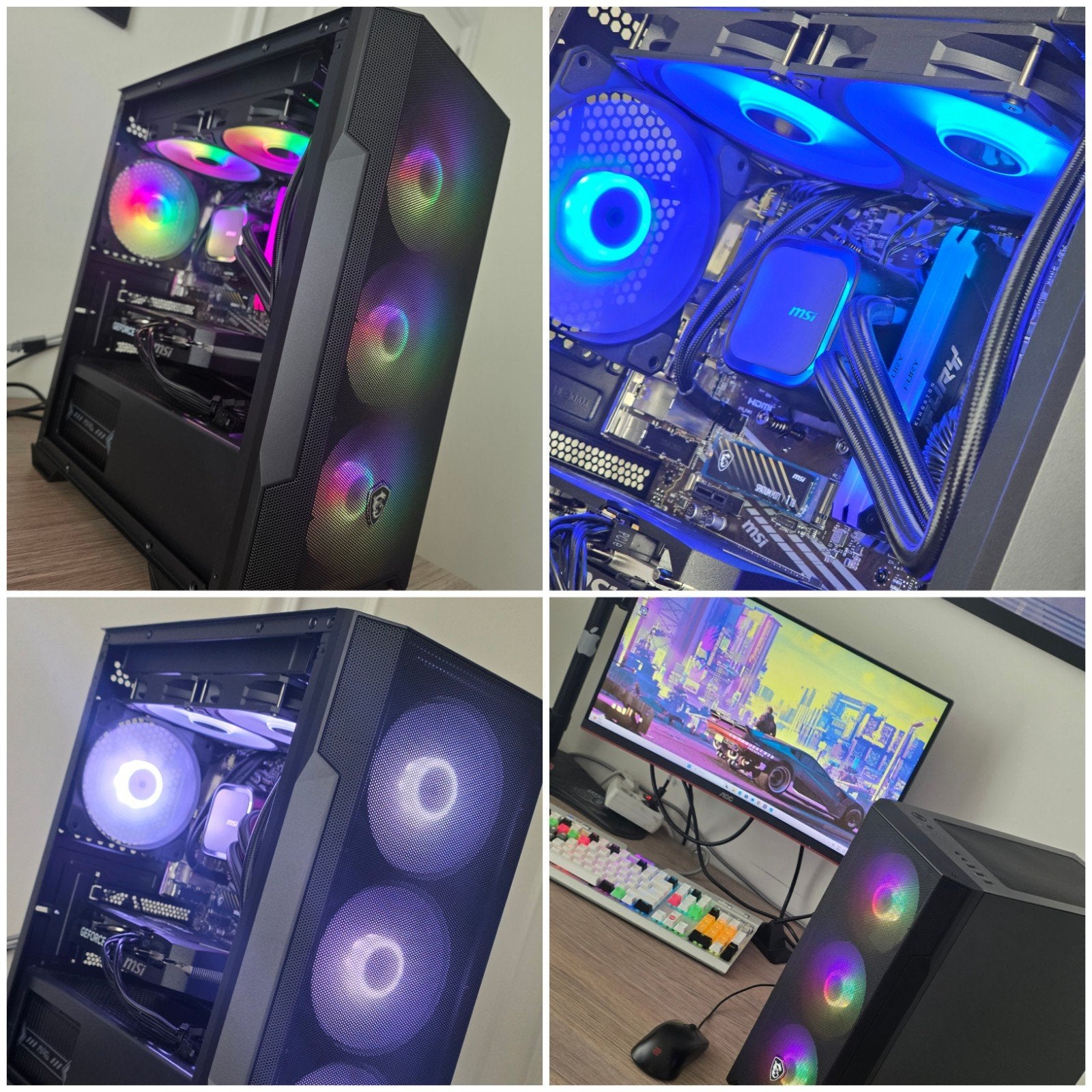 Top High End MSI Gaming PC + factuur en garantie, Computers en Software, Desktop Pc's, Zo goed als nieuw, SSD, 32 GB, Met videokaart