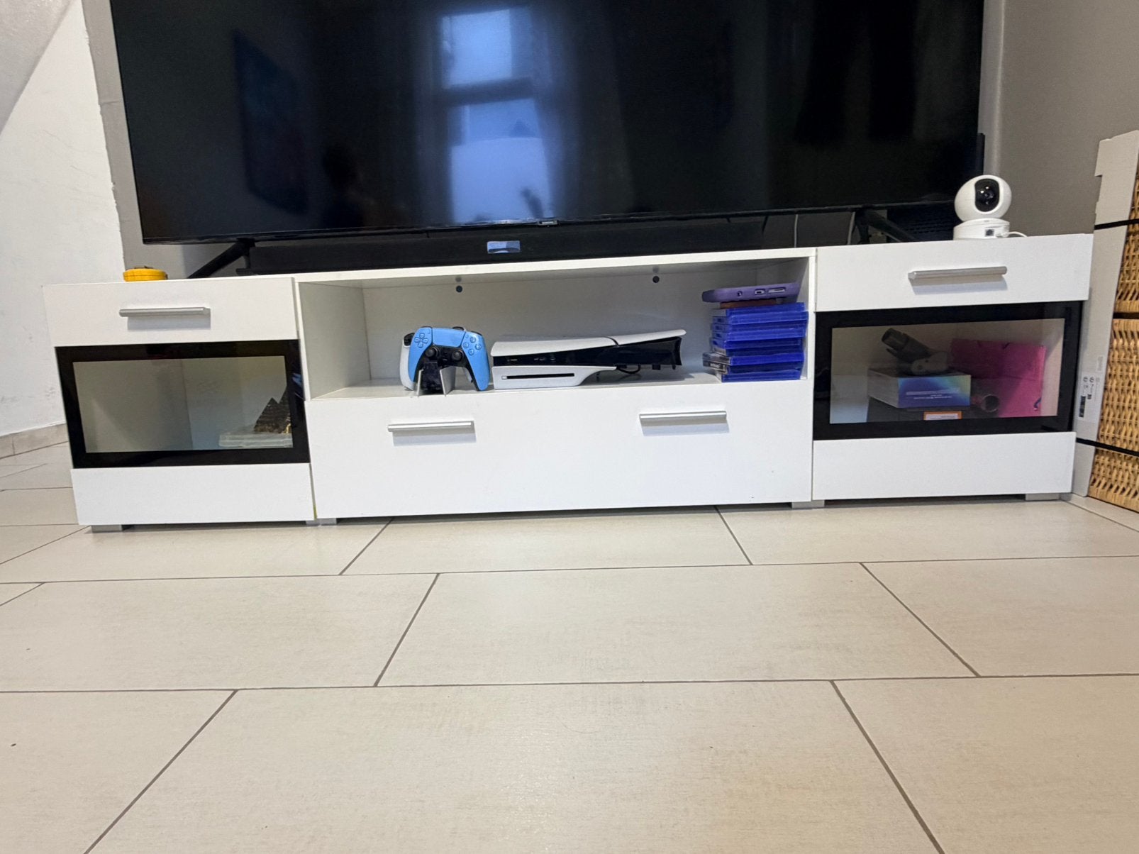 Meuble tv, Maison & Meubles, Armoires | Mobilier de télévision, Enlèvement, Comme neuf