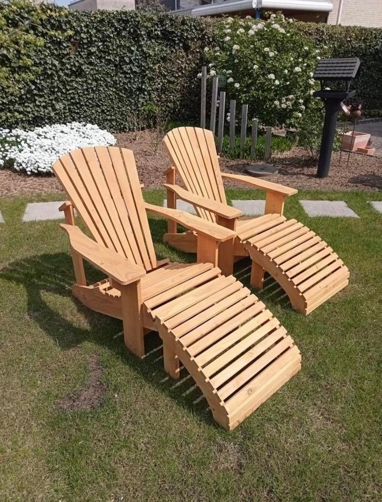 Tuinset douglas hout NIEUW, Tuin en Terras, Tuinsets en Loungesets, Ophalen, Nieuw, Loungeset, Stoel