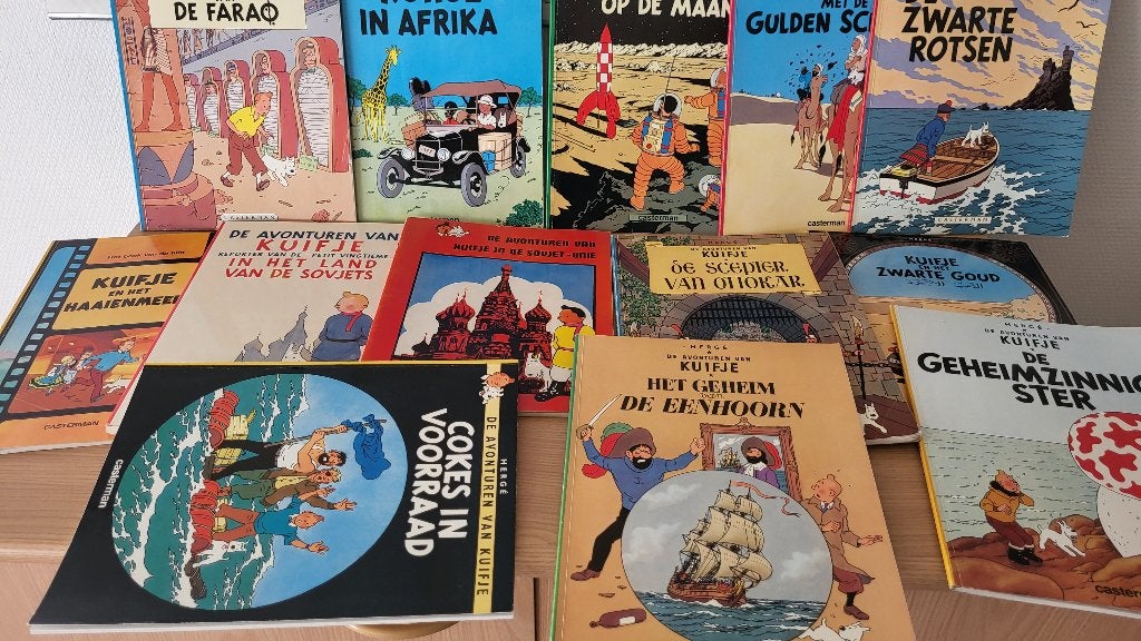 Kuifjes strips, Boeken, Meerdere stripboeken, Ophalen of Verzenden, Zo goed als nieuw, Herge