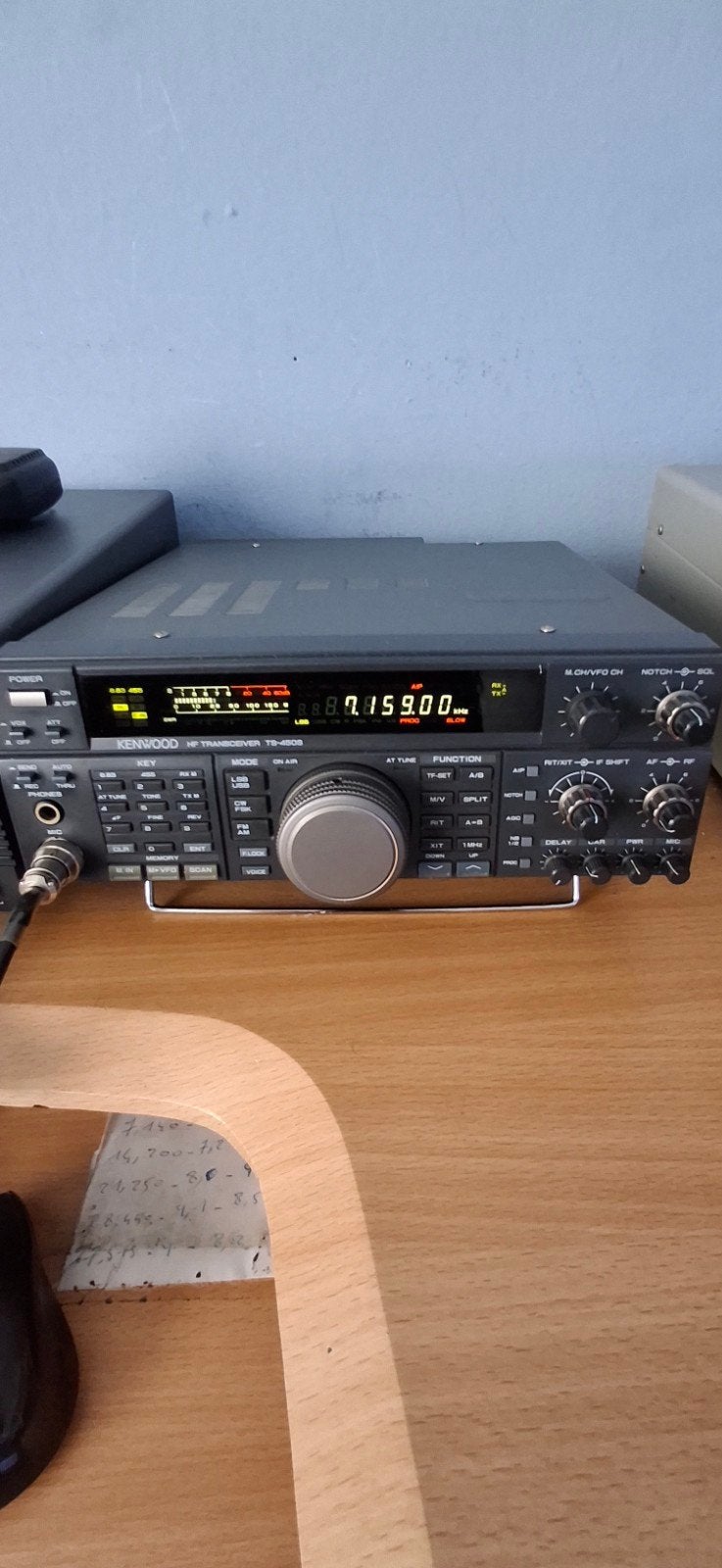 vds kenwood ts450,,hp sp31,,swr power daiwa, Télécoms, Enlèvement ou Envoi, Utilisé