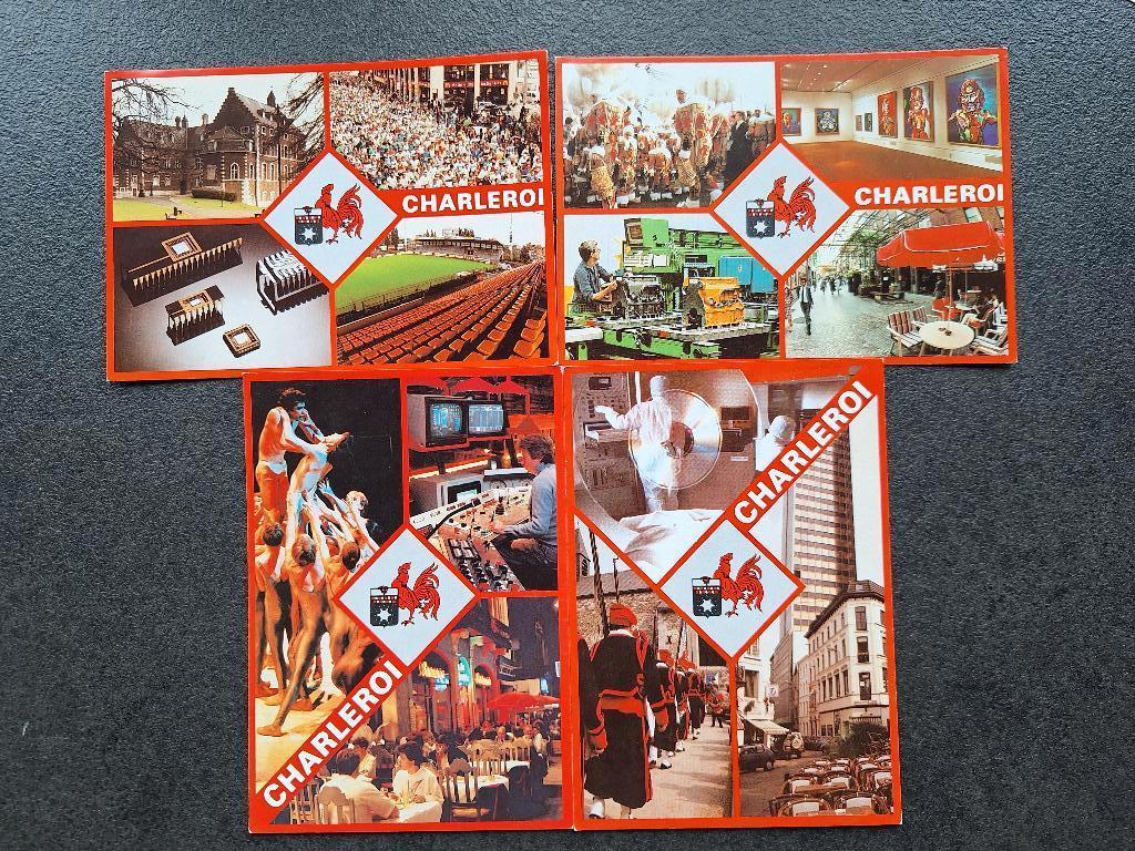 4 CPAS Charleroi (promotion BBL, CGER, ....), Verzamelen, Ophalen, 1960 tot 1980, Ongelopen, Henegouwen