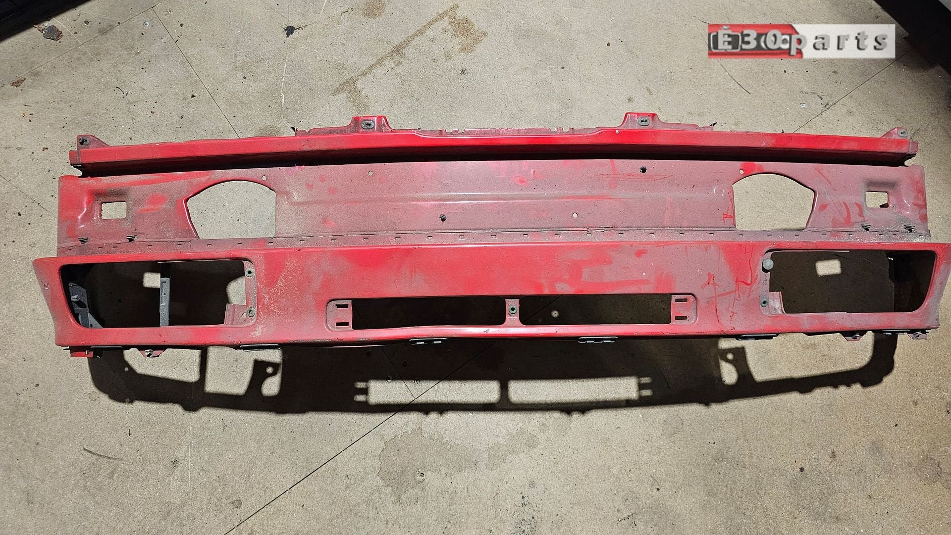Voorfront front rood gebruikt BMW E30 Type 2 1987- / cabrio, Auto-onderdelen, Gebruikt, -, Ophalen of Verzenden, Bumper