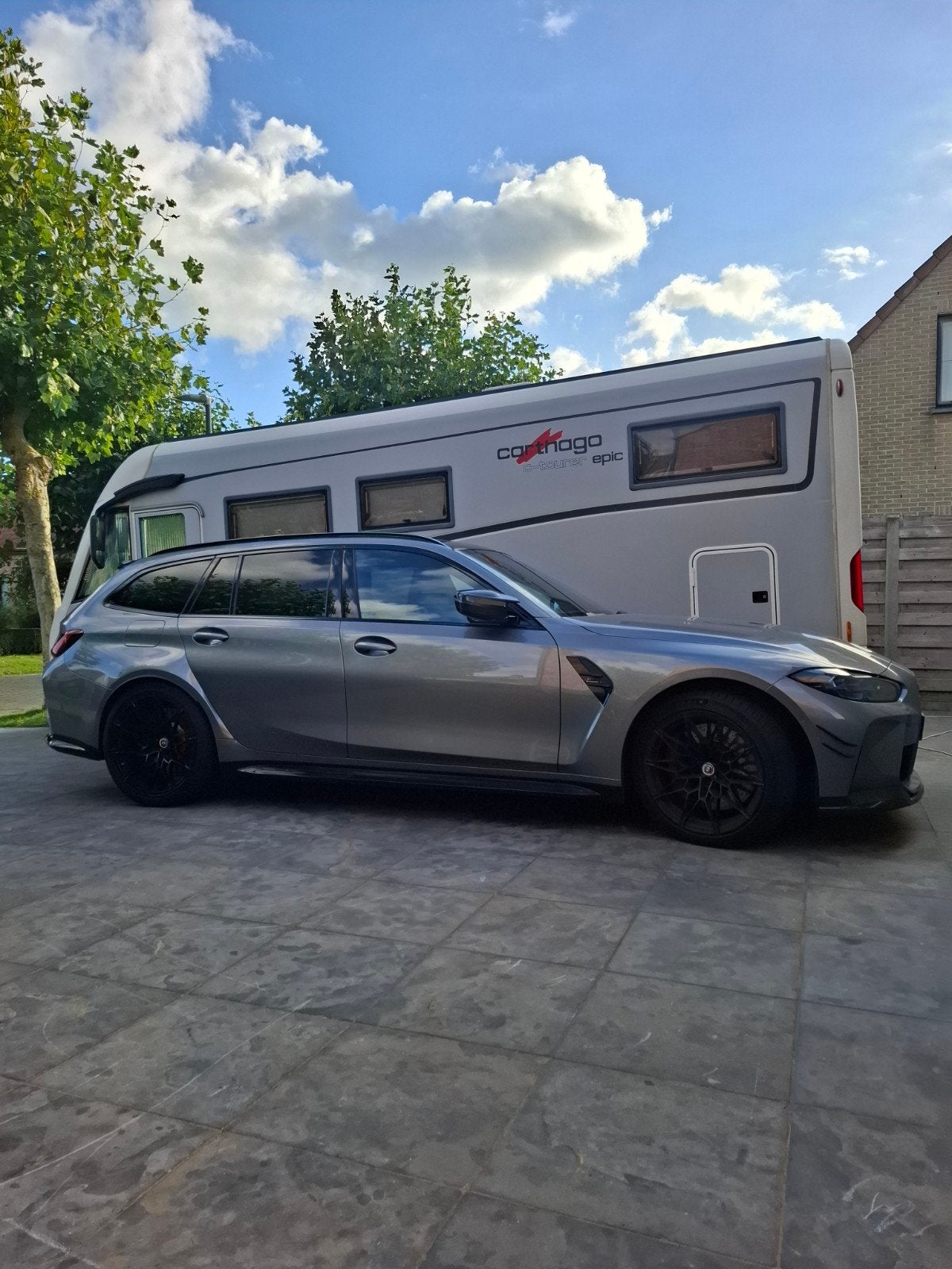 Bmw M3 competition lichte vracht, Autos, Cuir, Argent ou Gris, Achat, Phares entièrement LED