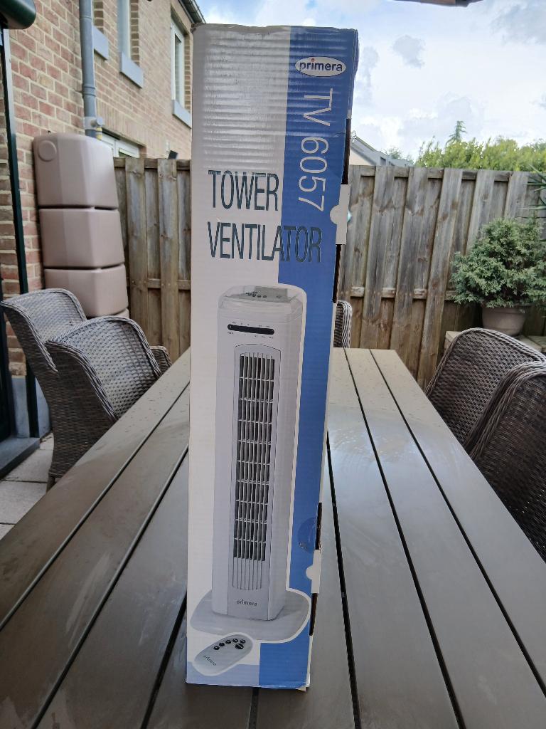 Ventilateur colonne, Electroménager, Ventilateurs, Utilisé, Ventilateur tour, Ventilateur avec télécommande, Enlèvement