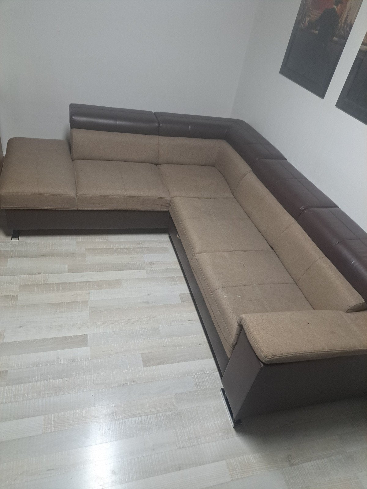 salonzetel -bed, Huis en Inrichting, Ophalen, Gebruikt, Leer, Moderne