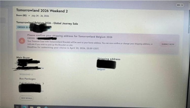 Tomorrowland GlobalJourney pakketten voor Weekend 2, Tickets & Billets, Événements & Festivals