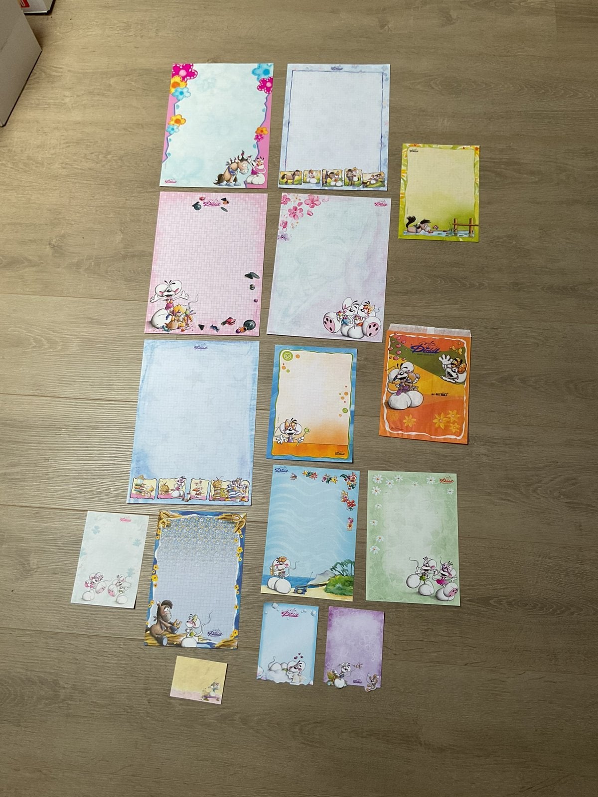 Diddl blaadjes en zakje, Ophalen of Verzenden, Diddl, Nieuw