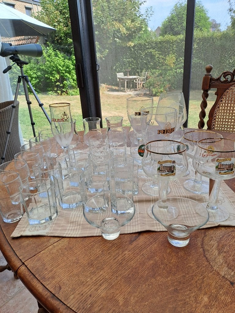 doos glazen bier, wijn, water, Verzamelen, Ophalen, Gebruikt