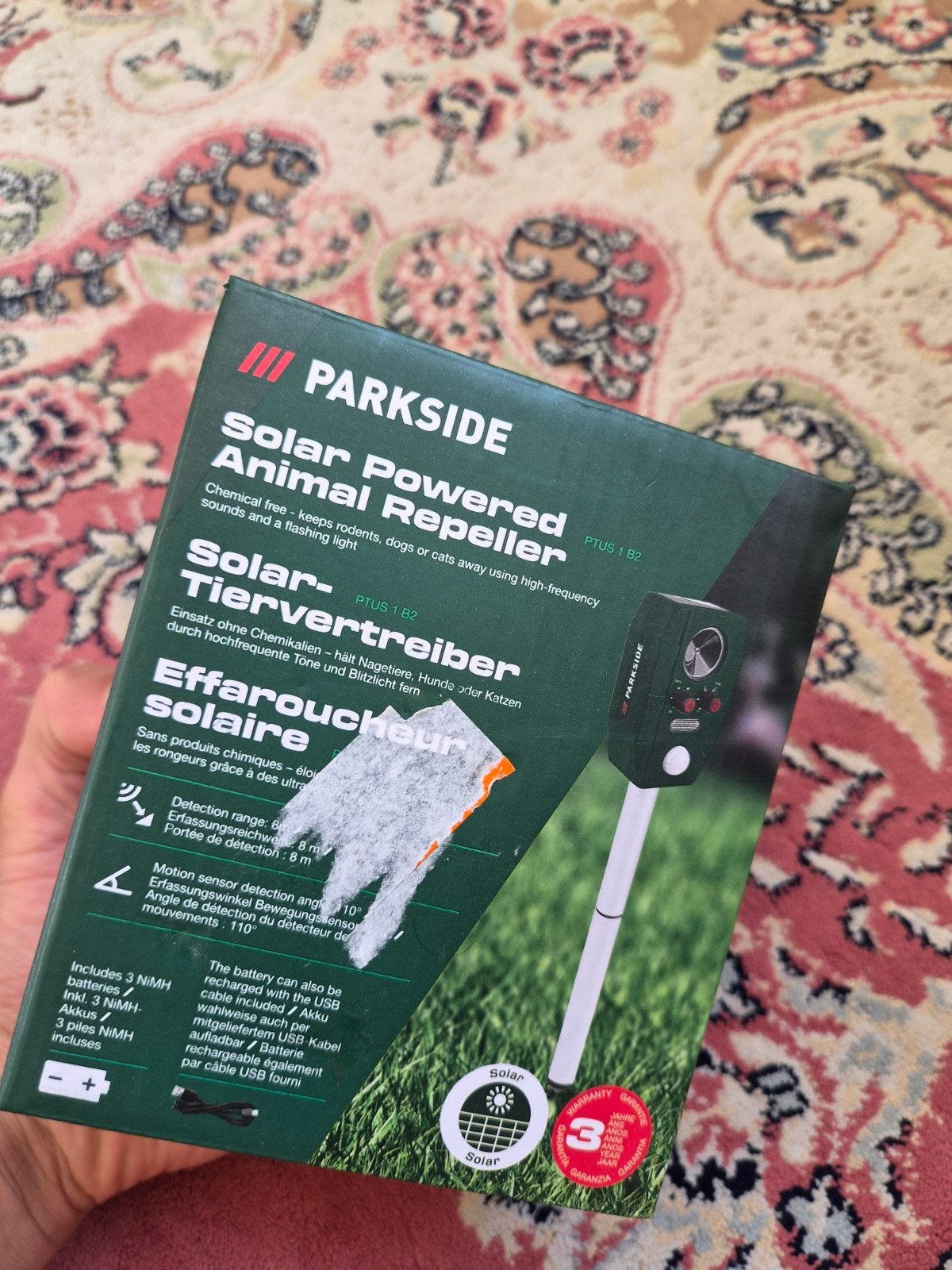 Parkside Solar Tiervertreiber / Animal Repeller - Nieuw, Tuin en Terras, Ophalen of Verzenden