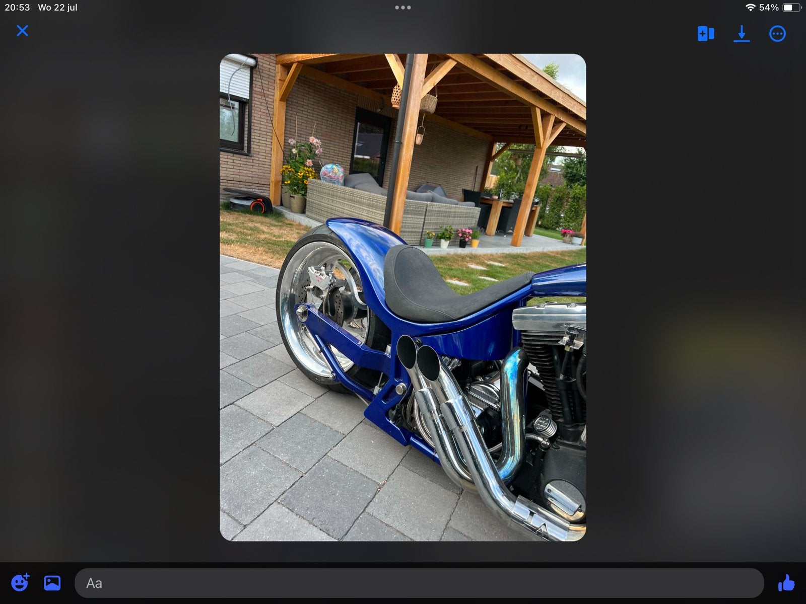 Harley davidson, 2 cilinders, 1340 cc, Gebruikt, Particulier