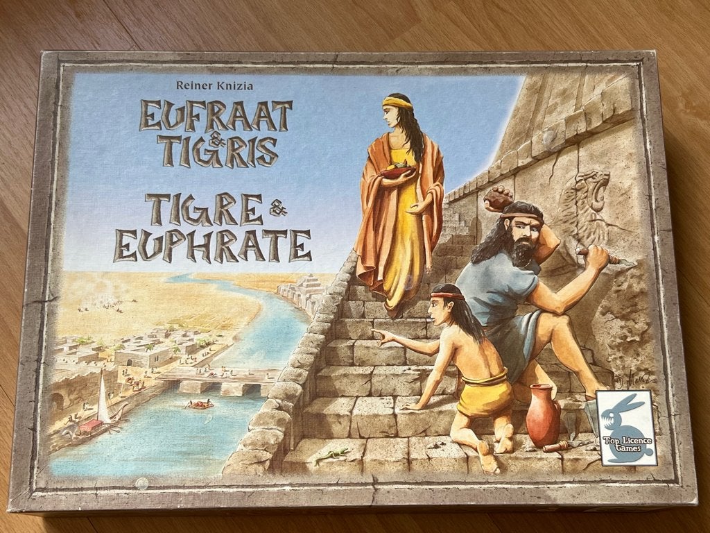 Strategisch gezelschapsspel EUFRAAT & TIGRIS, Hobby en Vrije tijd, Een of twee spelers, Ophalen of Verzenden, Zo goed als nieuw