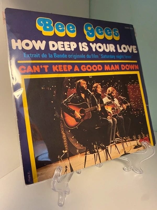 Bee Gees – How Deep Is Your Love - France 1977, CD & DVD, Vinyles Singles, Envoi, Utilisé, Dance et House