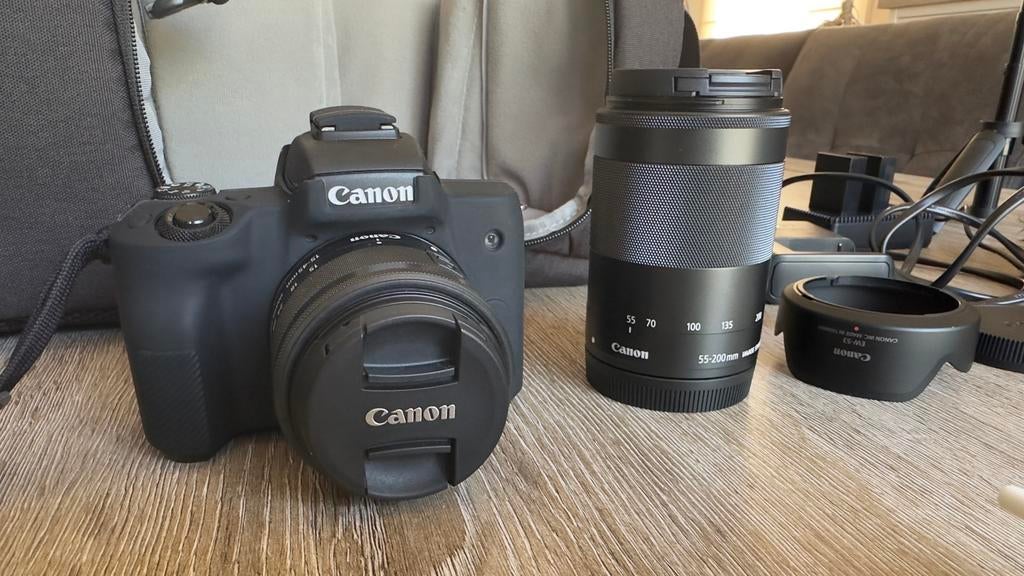 Canon EOS M50 Mark II met toebehoren, Enlèvement ou Envoi, Canon